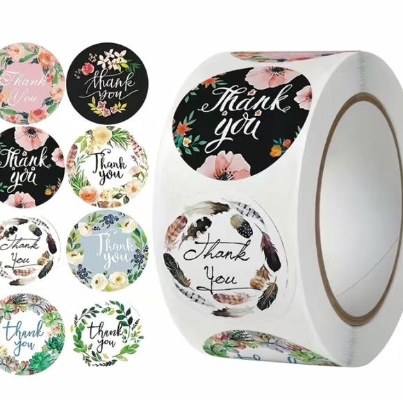 Thank You For Supporting My Business Bundle of business cards and stickers. - Picture 3 of 4